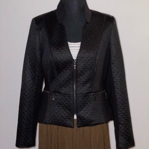 WHITE HOUSE BLACK MARKET Zip-Front Jacket